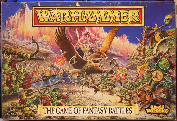 Cover image of Warhammer: The Game of Fantasy Battles (Fourth Edition) board game