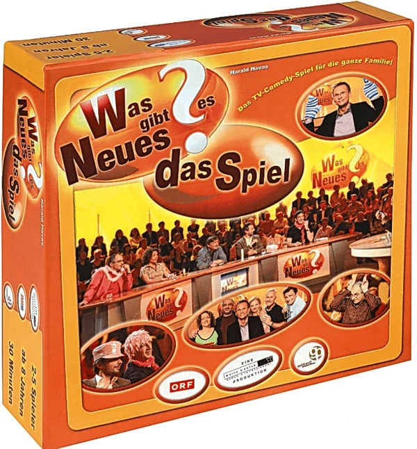 Cover image of Was gibt es Neues? Das Spiel board game