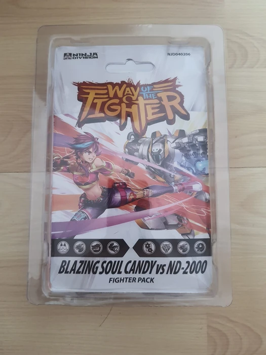 Cover image of Way of the Fighter: Blazing Soul Candy vs ND-2000 Fighter Pack board game