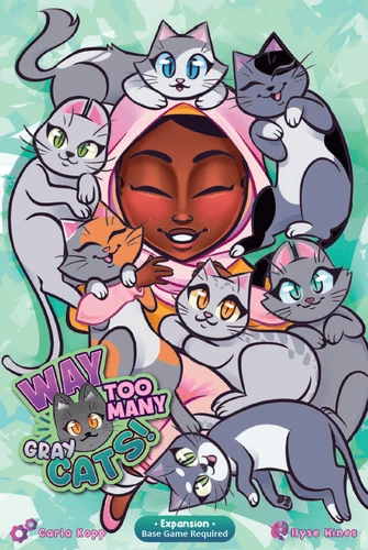 Cover image of Way Too Many Gray Cats! board game