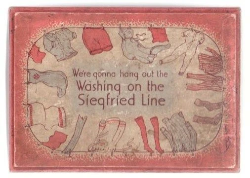 Cover image of We're gonna hang out the Washing on the Siegfried Line board game