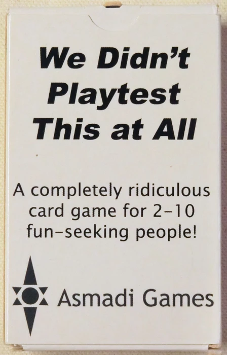 Cover image of We Didn't Playtest This at All board game