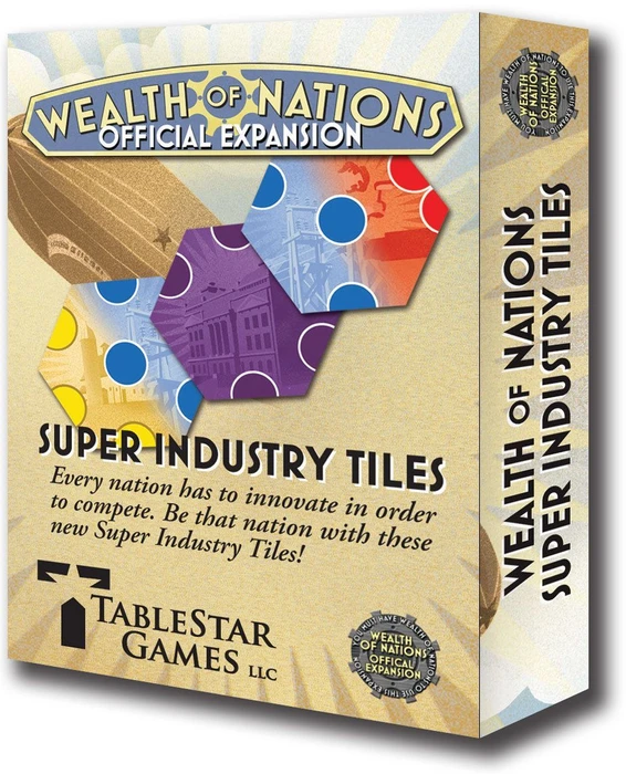 Cover image of Wealth of Nations Super Industry Tiles board game