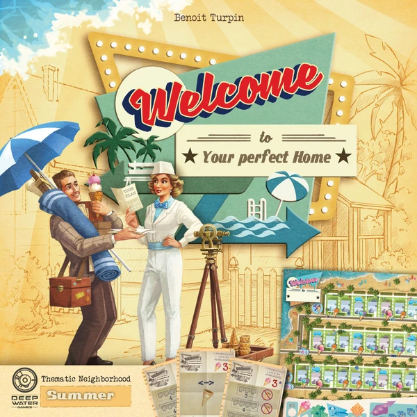 Cover image of Welcome To...: Summer Thematic Neighborhood board game