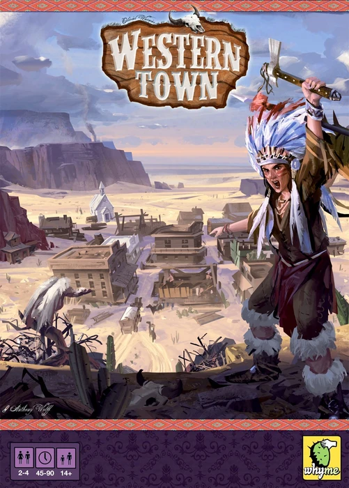 Cover image of Western Town board game