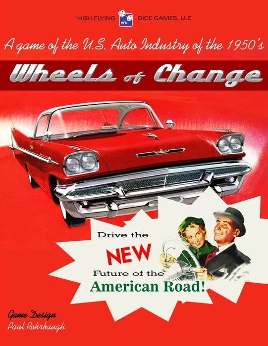 Cover image of Wheels of Change: The US Auto Industry of the 1950s board game