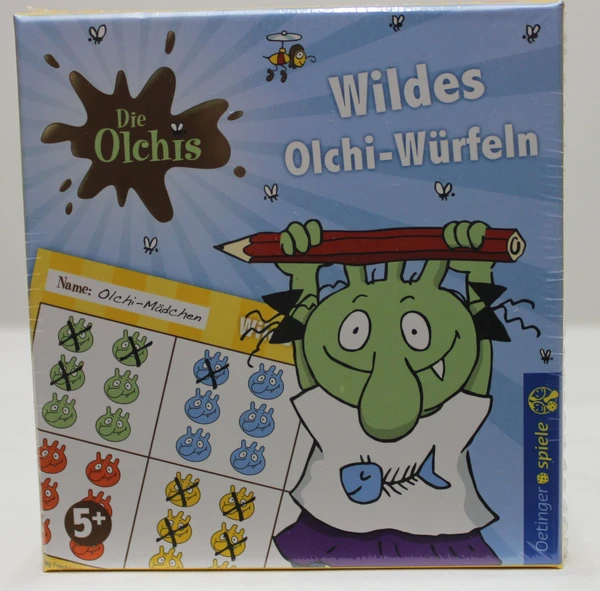 Cover image of Wildes Olchi-Würfeln board game