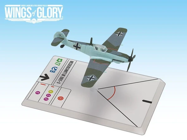 Cover image of Wings of Glory: World War 2 – Messerschmitt Bf. 109 E–3 Squadron Pack board game