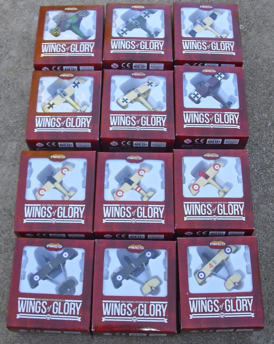 Cover image of Wings of Glory: WW1 Airplane Packs board game