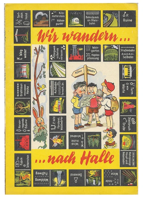Cover image of Wir wandern nach Halle board game