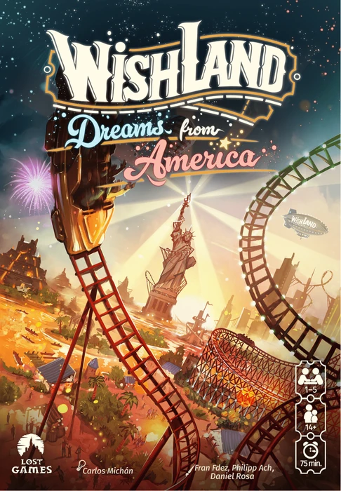 Cover image of Wishland: Dreams from America board game