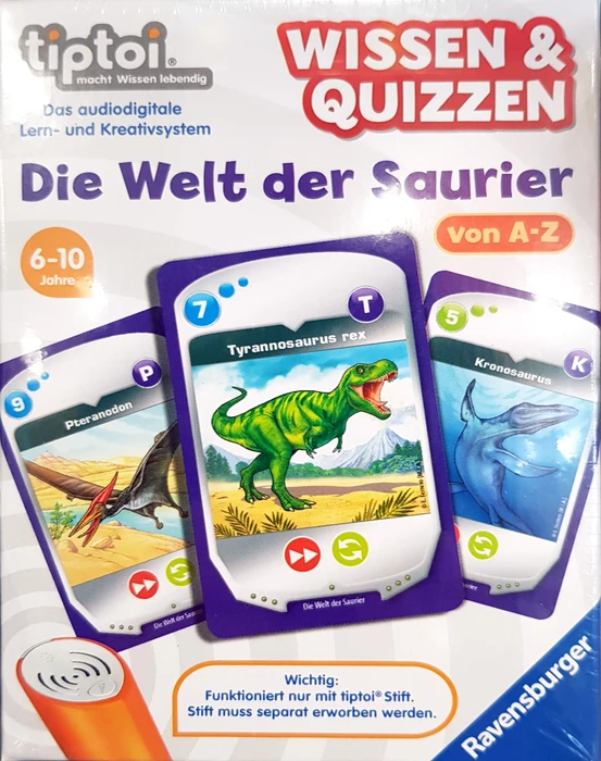 Cover image of Wissen & Quizzen: Die Welt der Saurier board game