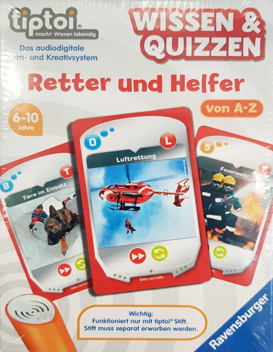 Cover image of Wissen & Quizzen: Retter und Helfer board game