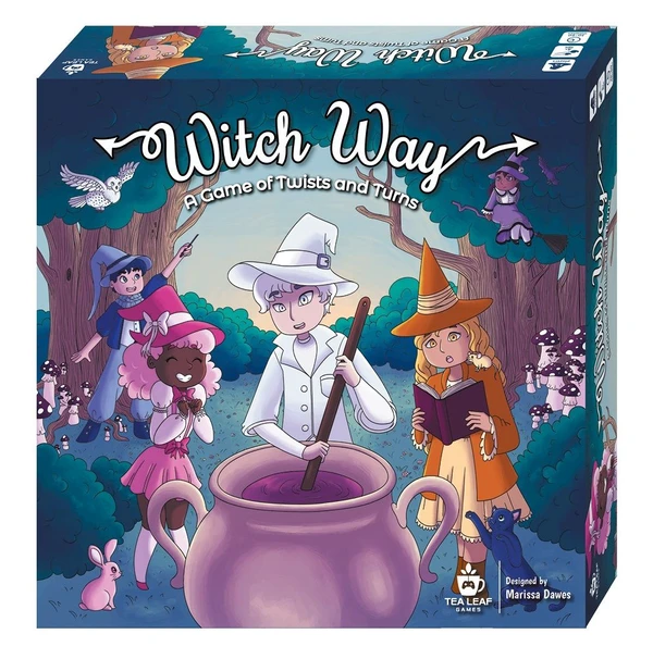Cover image of Witch Way: A Game of Twists and Turns board game