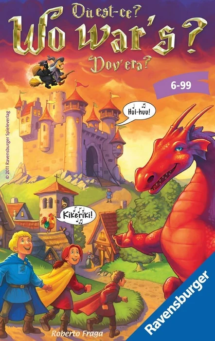 Cover image of Wo war's? Mitbringspiel board game
