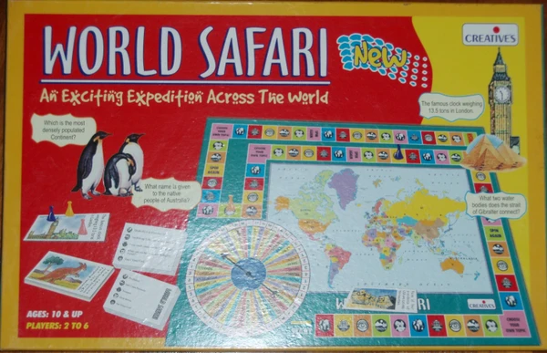 Cover image of World Safari board game