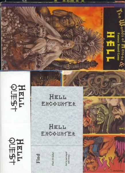 Cover image of Worlds of Heroes & Tyrants: Hell board game