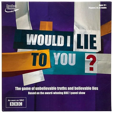 Cover image of Would I Lie to You? board game