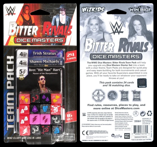 Cover image of WWE Dice Masters: Bitter Rivals Team Pack board game