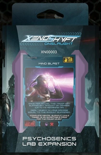 Cover image of XenoShyft: Psychogenics Lab Expansion board game