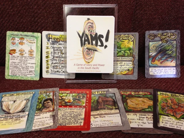 Cover image of Yams! A Game of Power and Glory in the South Pacific board game