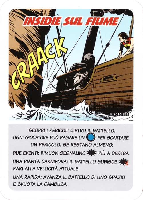 Cover image of Zagor: Odissea Americana – Insidie sul fiume Promo Card board game