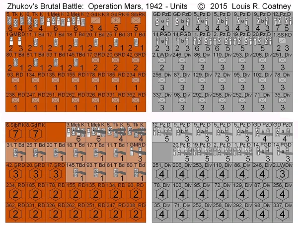 Cover image of Zhukov's Brutal Battle:  Operation Mars, 1942 board game