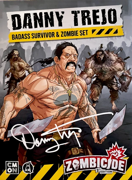 Cover image of Zombicide (2nd Edition): Danny Trejo – Badass Survivor and Zombie Set board game