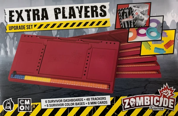 Cover image of Zombicide (2nd Edition): Extra Players Upgrade Pack board game