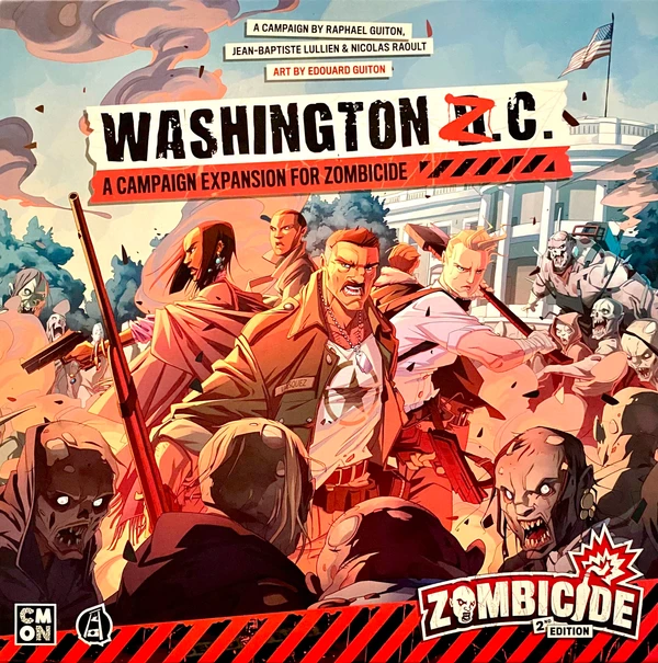 Cover image of Zombicide (2nd Edition): Washington Z.C. board game