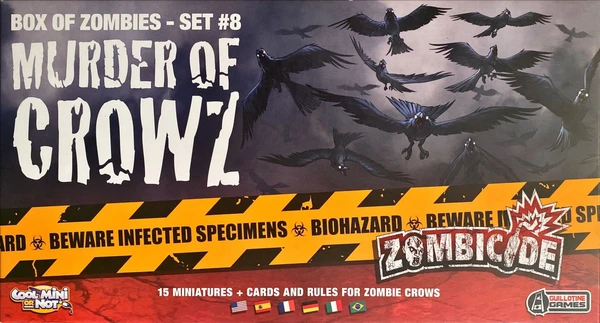 Cover image of Zombicide: Box of Zombies – Set #8: Murder of Crowz board game