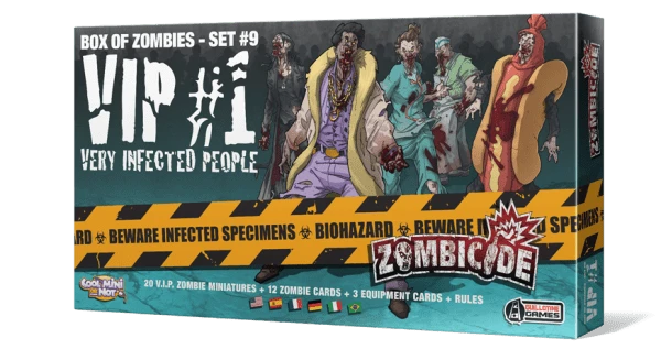 Cover image of Zombicide: Box of Zombies – Set #9: VIP #1 Very Infected People board game