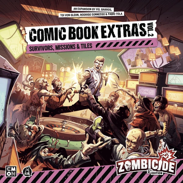 Cover image of Zombicide: Second Edition – CMON Comics: Vol. 2 Promos board game