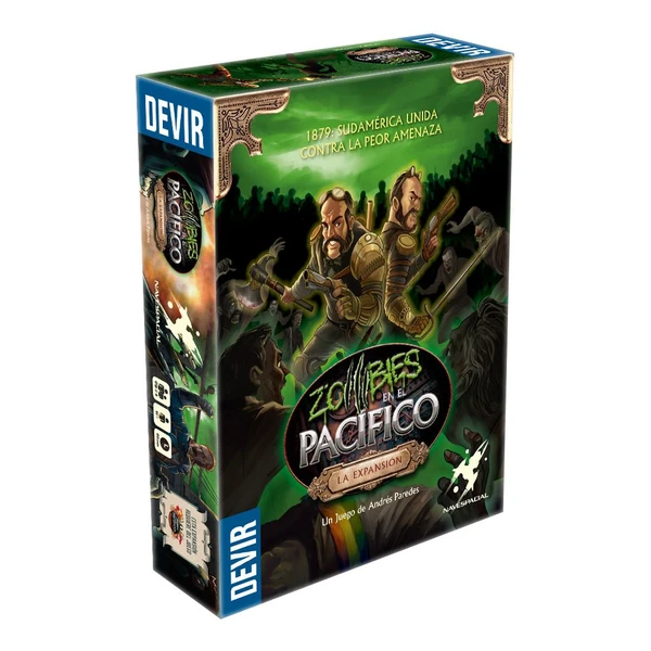 Cover image of Zombies en el Pacífico board game