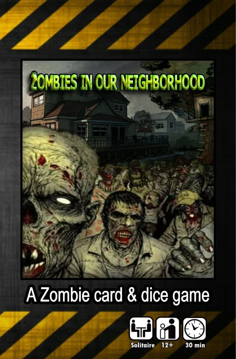 Cover image of Zombies in our neighborhood board game