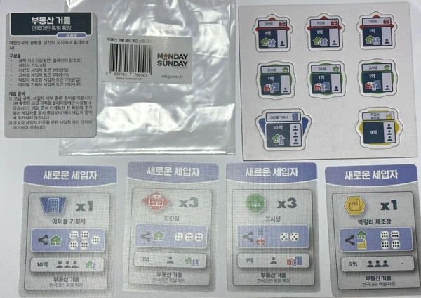 Cover image of 부동산 거물: 첫 번째 도시 – 한국어판 특별 확장 (Magnate: The First City – Korean Exclusive Promo) board game