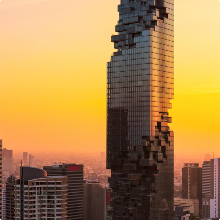 1.Mahanakhon Skywalk [Daytime 10.00 - 16.00 hrs.] Ticket only