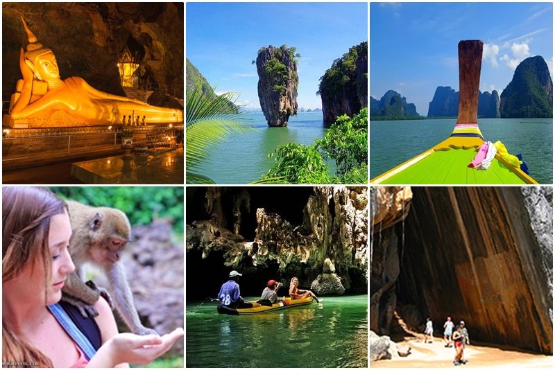 5.James Bond Tour by Longtail with Lunch ( No Canoe)  Excluded island Fees- Round Trip Private Transfers