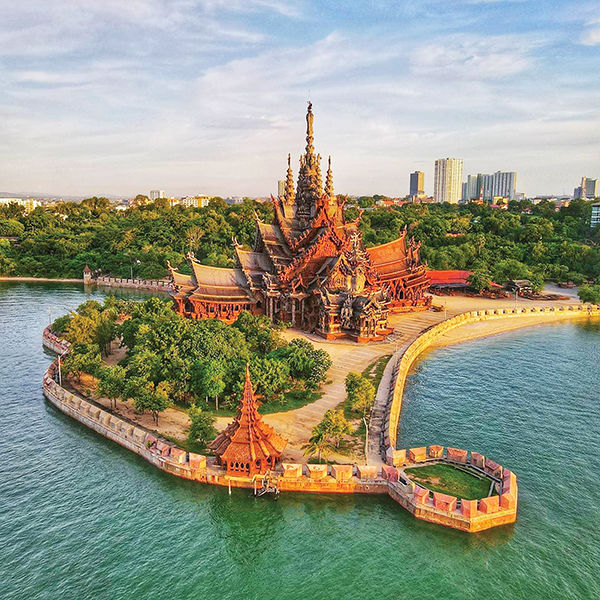 2.Sanctuary of Truth Museum Pattaya  Evening Session- Ticket only