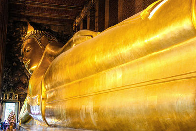 ( Add on) 40 Min halt Booked with city tour - with City tour -Wat Pho Temple ( Reclining Buddha) Ticket Only
