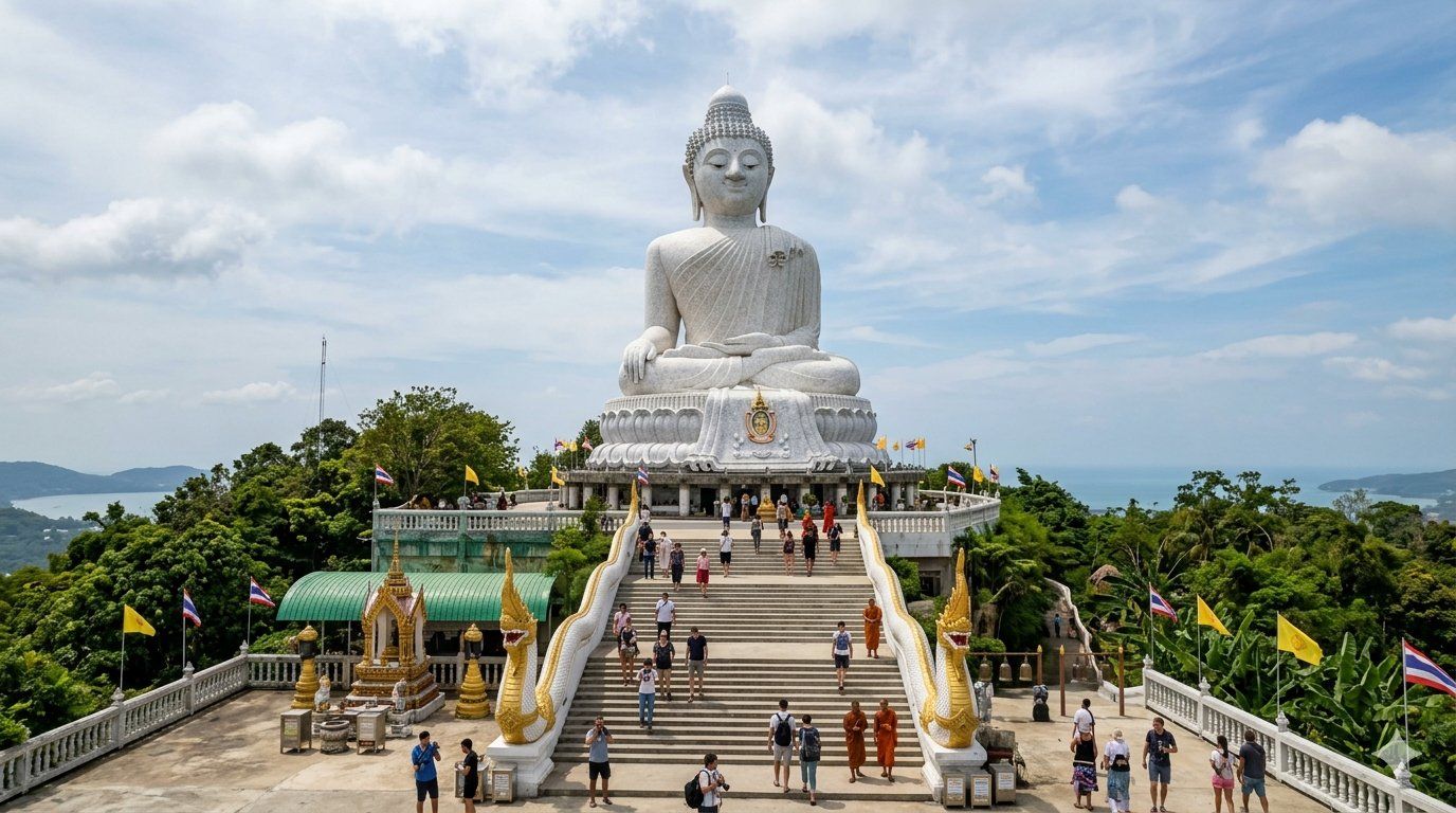 ( Add on) 40Min halt Booked with citytour Phuket-Big Buddha