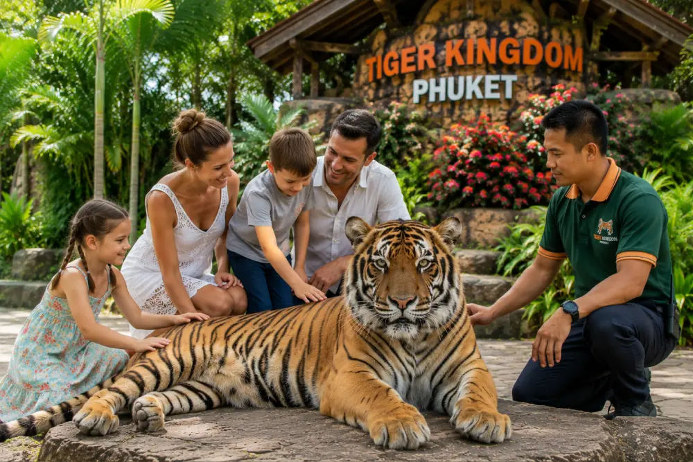 ( Add on) 60 Min halt with citytour Phuket -TigerPark Transfers