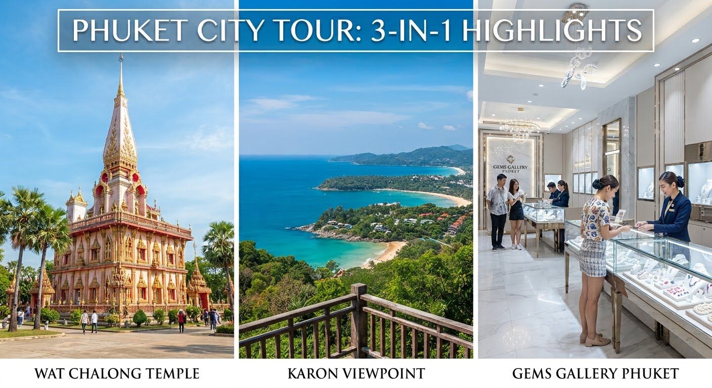 City tour Phuket (Enroute From Krabi Hotel  )