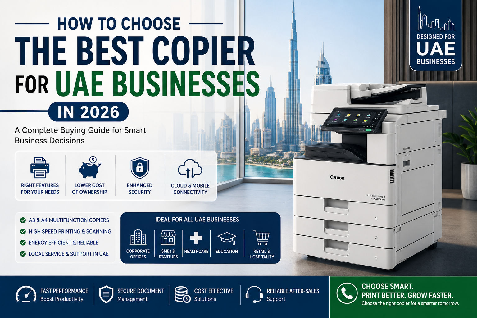 How to Choose the Best Copier for UAE Businesses in 2026 — Bhakti Enterprises