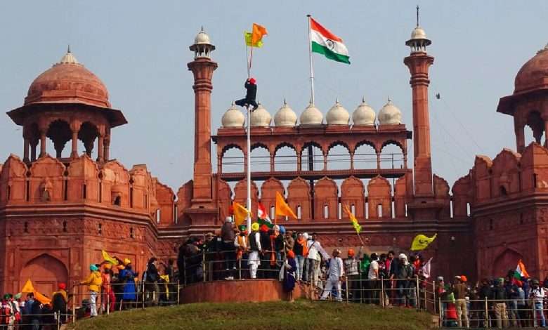 After Protest Farmers are Finally Returning to Singhu Border 1 Protestors-at-Red-Fort