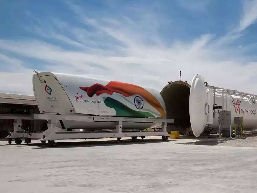 ELON MUSK IS UP AGAINST MUKESH AMBANI, ASIA'S RICHEST MAN, IN INDIA— BOTH ENERGY AND TRANSPORTATION 2 Virgin Hyperloop Ones pod