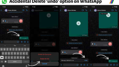 Accidental Delete recovery option on WhatsApp