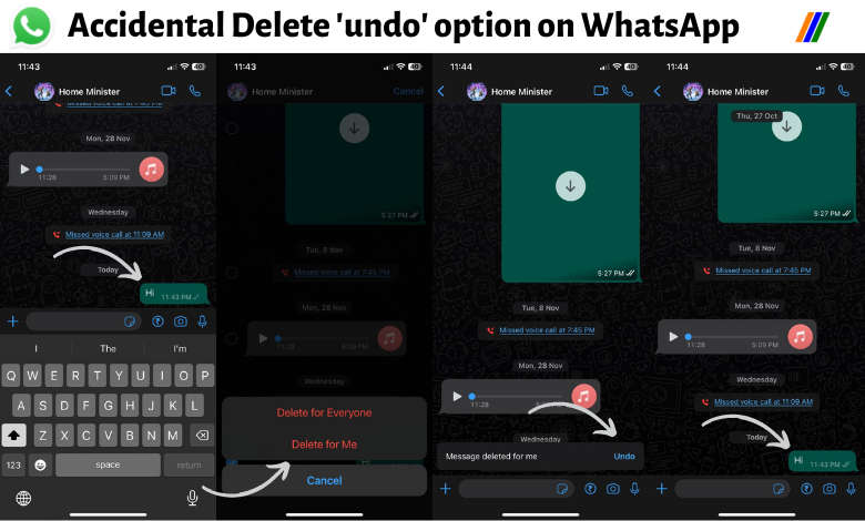 WhatsApp Releases an 'undo' Option to Recover 'Accidental Delete' on Android and iOS. 1 Accidental Delete recovery option on WhatsApp