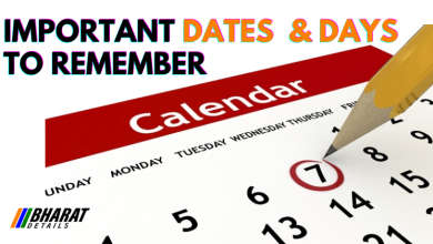 Important dates and days to remember