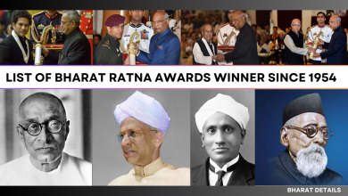 LIST OF BHARAT RATNA AWARDS WINNER SINCE 1954